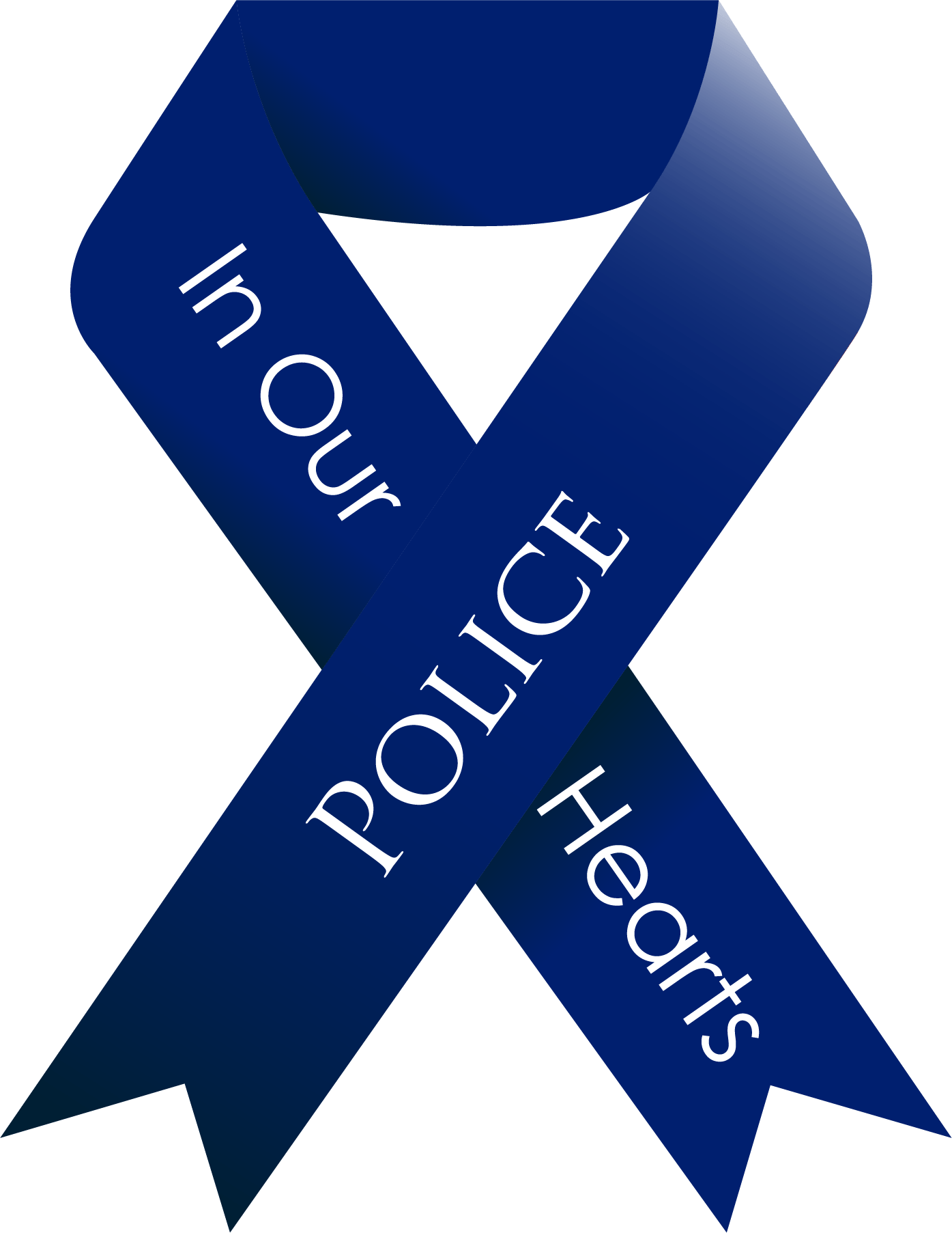 In Our Hearts Police Service Ribbon